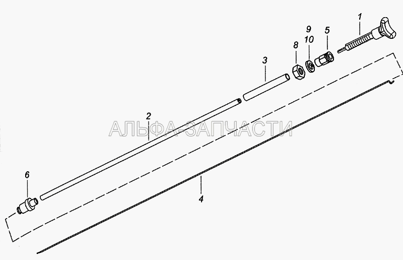 5320-1108120-99 Тяга ручного управления подачей топлива двигателя  